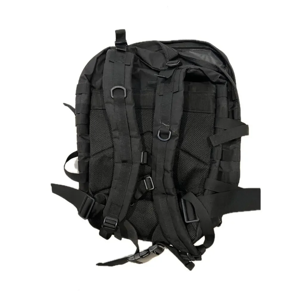 Generic Black Canvas Tactical Backpack